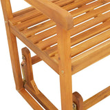 Garden Glider Bench Brown 110 x 59 x 97cm Solid Acacia wood 4105522