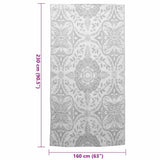 Outdoor Carpet ARAKIL Light Grey 160x230 cm PP 310450