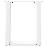Coffee Table Legs U-Shaped 2 pcs White 38x cm Steel 4012761