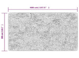 Rug Washable Grey 400x300 cm 136633