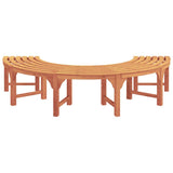 Tree Bench 4-Seater 210 x 80 x 45 cm Solid Eucalyptus Wood 4108061
