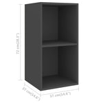 ZNTS 3 Piece TV Cabinet Set Grey Engineered Wood 3079738