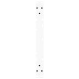 Coffee Table Legs V-Shape 2 pcs White 60x cm Steel 4012553