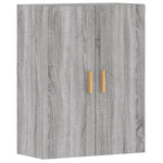 Wall Mounted Cabinets 2 pcs Grey Sonoma Engineered Wood 3197879