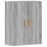 Wall Mounted Cabinets 2 pcs Grey Sonoma Engineered Wood 3197879