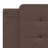 Bed Frame without Mattress "Zadar" Brown 180x200 cm Super King Faux Leather 3208200