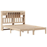 Bookcase Bed without Mattress 140x200 cm Solid Wood Pine 3321626