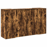 Reception Desk Smoked Oak 180x50x103.5 cm Engineered Wood 3324173