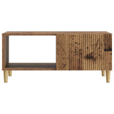 Coffee Table Old Wood 90 x 50 x 40 cm Engineered Wood 894733