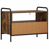 TV Cabinet 67.5 x 33 x 50 cm Smoked Oak Engineered Wood 8013688