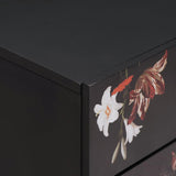 Bedside Table Multicolour 50 x 33 x 60 cm Solid Mango Wood 4018711