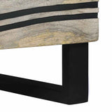 Bedside Cabinet with Drawer White and Black 40 x 33 x 46 cm 4017970