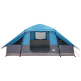 Family Tent with Rainfly Water-resistant 6-Person Blue 42042203