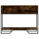 Console Table Smoked Oak 100x35x74.5 cm Engineered Wood 848531