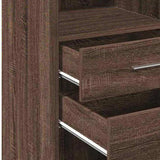 Highboard Brown Oak 50x42.5x124 cm Engineered Wood 846179