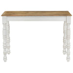 ZNTS Dining Table 110x60x76 cm Solid Wood Mango 337839