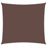 Sunshade Sail Oxford Fabric Square 4x4 m Brown 135799
