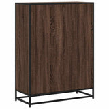 Book Cabinet Brown Oak 80.5x35x107.5 cm Engineered Wood 849123