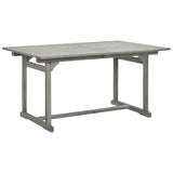 Garden Dining Table x100x75 cm Solid Acacia Wood 316571