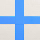 Inflatable Gymnastics Mat with Pump 60x100x10 cm PVC Blue 92650