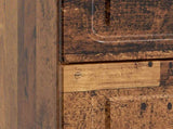 Bedside Cabinet Old Wood 62 x 34.5 x 44.5 cm Engineered Wood 895703