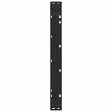 Dining Table Legs V-Shape 3 pcs Black 80x cm Steel 4012664