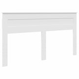 Bed Frame with Headboard White 200 x 200 cm Solid Pine Wood 3409719