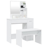 Dressing Table Set White 86,5x35x136 cm 3114147