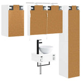 Bathroom Furniture Set 5 pcs White 33 x 34.5 x 160 cm 3407239