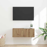 TV Wall Cabinet Wall-mounted Artisian Oak 78.5 x 31 x 29.5 cm 892227