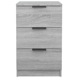 Bedside Cabinets 2 pcs Grey Sonoma 40x36x65 cm 817054