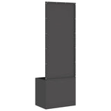 Garden Privacy Screen Black 50 x 150 cm Cold-rolled steel 876441
