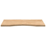 ZNTS Desk Top Untreated 80x50x2.5 cm Solid Wood Oak Rectangular 4009007