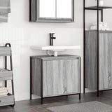 Bathroom Basin Cabinet Grey Sonoma 60x34.5x60 cm 861895