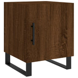 Bedside Cabinets 2 pcs Brown Oak 40x40x50 cm Engineered Wood 827627