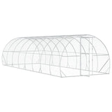 Chicken Coop Silver 800 x 300 x 200 cm Galvanised Steel 3434693