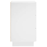 Bedside Cabinet High Gloss White 33.5 x 34.5 x 60 cm 8011431