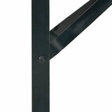 Beer Table Leg 2 pcs Black 39 x 3 x 75 cm Powder-Coated Steel 42001776