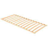 Slatted Bed Base Brown 90 x 190 cm Solid Beech Wood 42015278