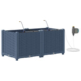 Garden Planter 2 pcs Grey 80 x 40 x 37.5 cm PP 42002868
