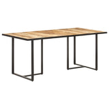 Dining Table 180 cm Rough Mango Wood 320695