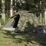 ZNTS Camping Tent Dome 3-Person Camouflage Waterproof 4009617