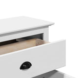 Hallway Cabinet BODO White 80x35x90 cm 4016866