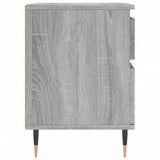 Bedside Cabinets 2 pcs Grey Sonoma 40x35x50 cm Engineered Wood 830665