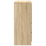 Sideboard with Drawers Sonoma Oak 71x35x84 cm Engineered Wood 861582