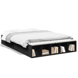 Bed Frame without Mattress Black 150x200 cm King Size 3280560