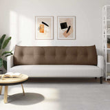 Back Pillow Brown 200 x 24 x 50 cm Fabric 42014590