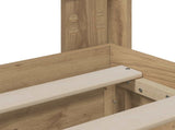 Bed Frame with Storage and Headboard Artisan Oak 120 x 200 cm 3445804
