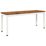 Garden Bench 108.5 x 35 x 45 cm Solid Acacia Wood Rectangular 901296
