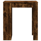 Bar Table with Racks Smoked Oak 95x47x103.5 cm Engineered Wood 854386